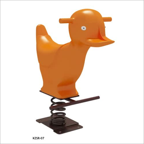 Lldpe Plastic & Metal Duck Spring Rider