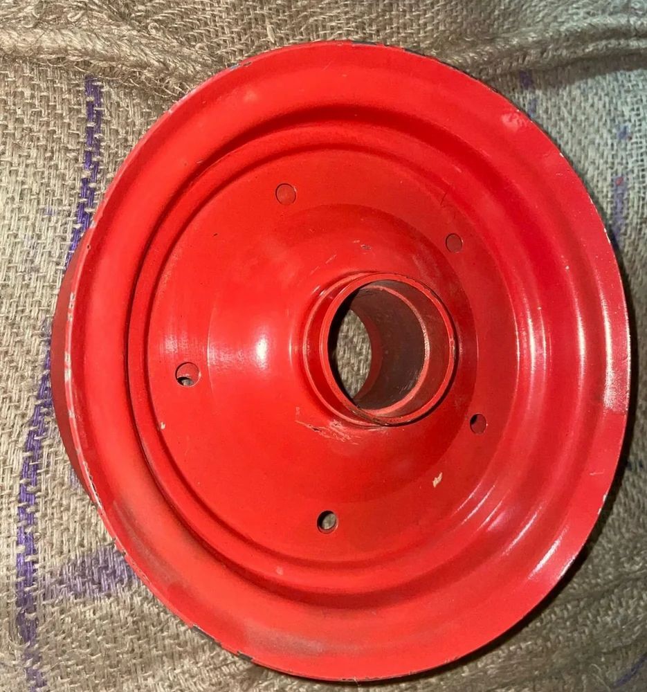 Heavy Equipment Rims - Color: Red