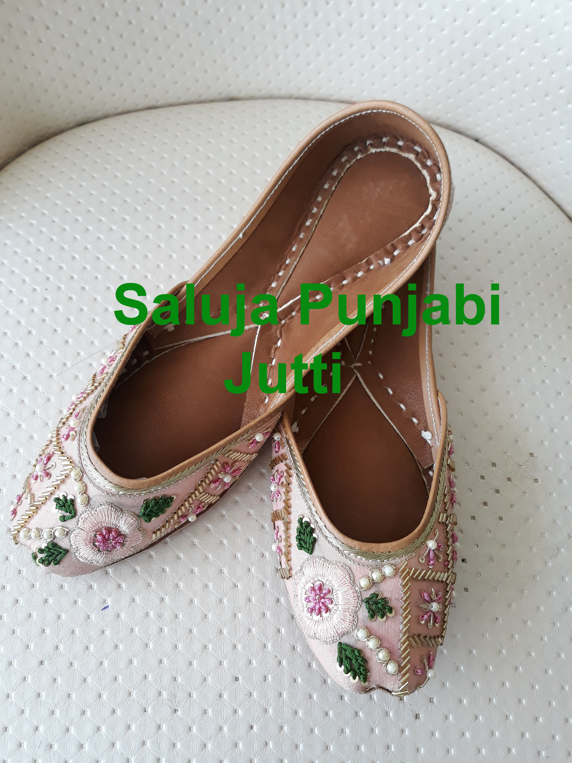 Baby Pink Lovely Punjabi Jutti