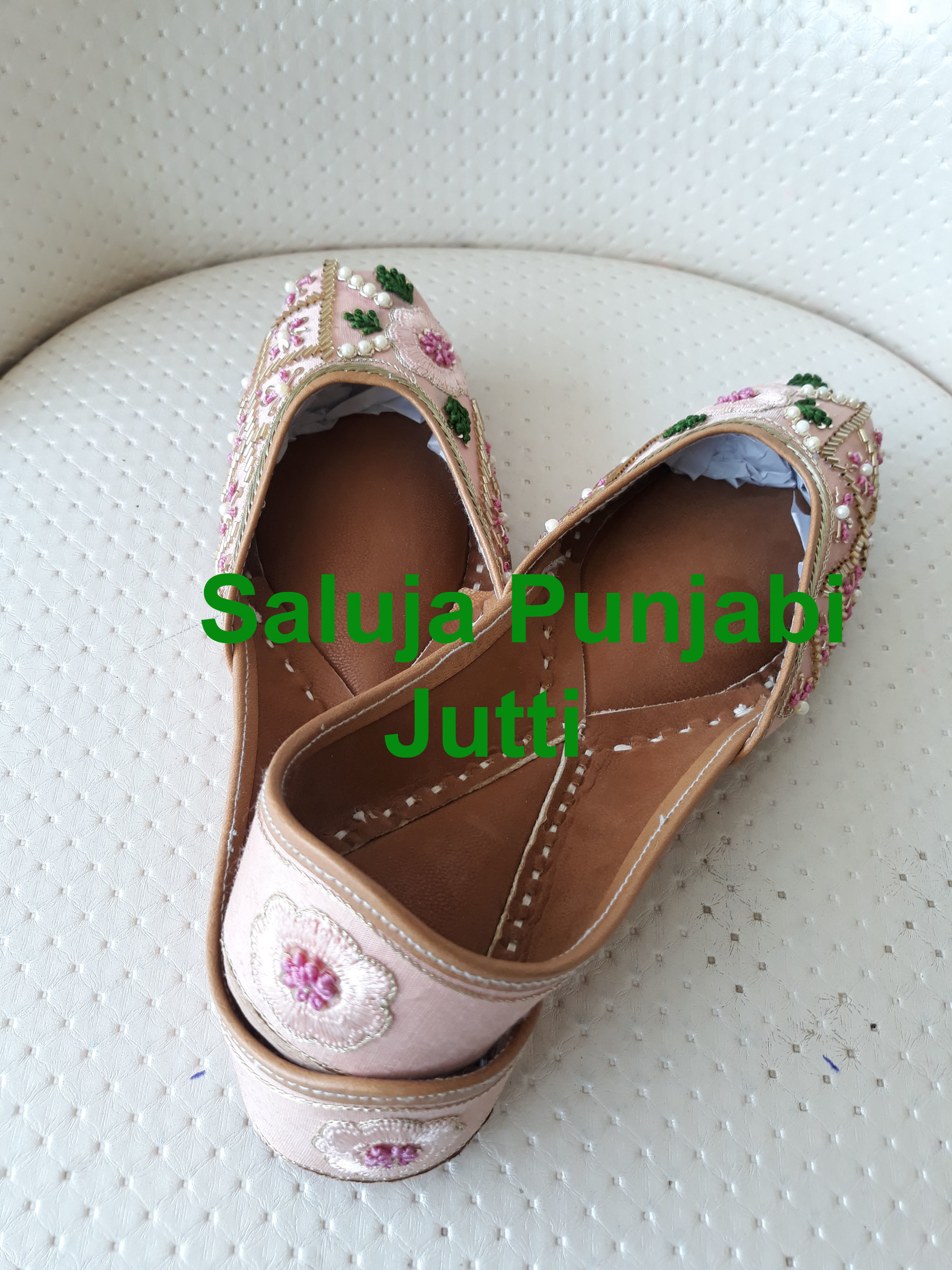Baby Pink Lovely Punjabi Jutti