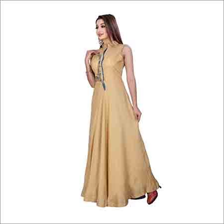 Ladies Fine Embroidery Gown