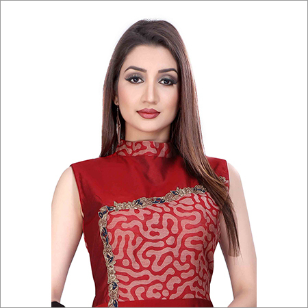 Ladies Sleevless Designer Gown