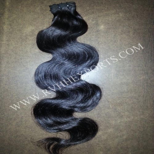 Weaving Indian Natural Human Hair Extensions