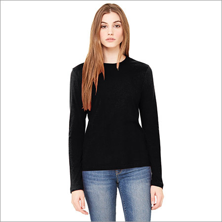 Ladies Plain Black Top