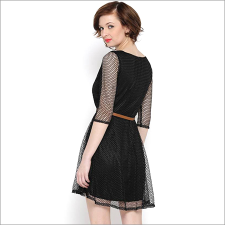 Ladies Netted One Piece Dress