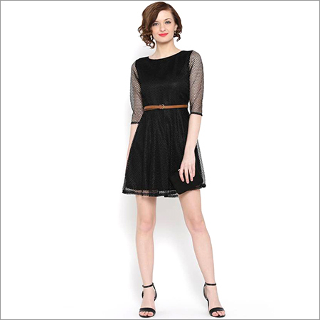 Ladies Netted One Piece Dress