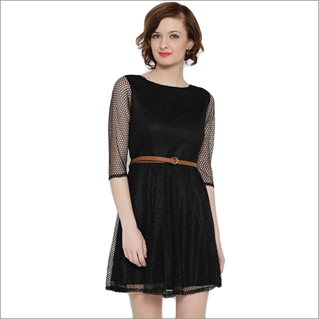 Ladies Netted One Piece Dress