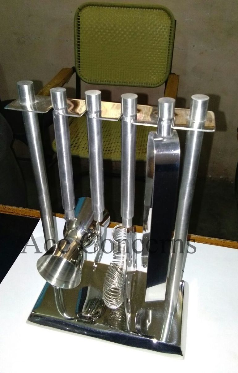 Silver Bar Tools Set