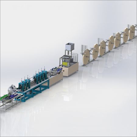 Paper Edge Protector Machine - Stainless Steel, 220-440 Voltage | Heavy Duty, Automatic Operation, Human Machine Interface Control, 1 Year Warranty