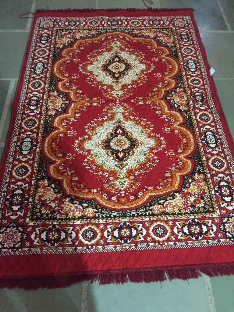 Shaggy Carpet Yarn - 100% Cotton, Full Size | Cashmere Filled, Printed Pattern, Knitted Design For Cozy Flooring