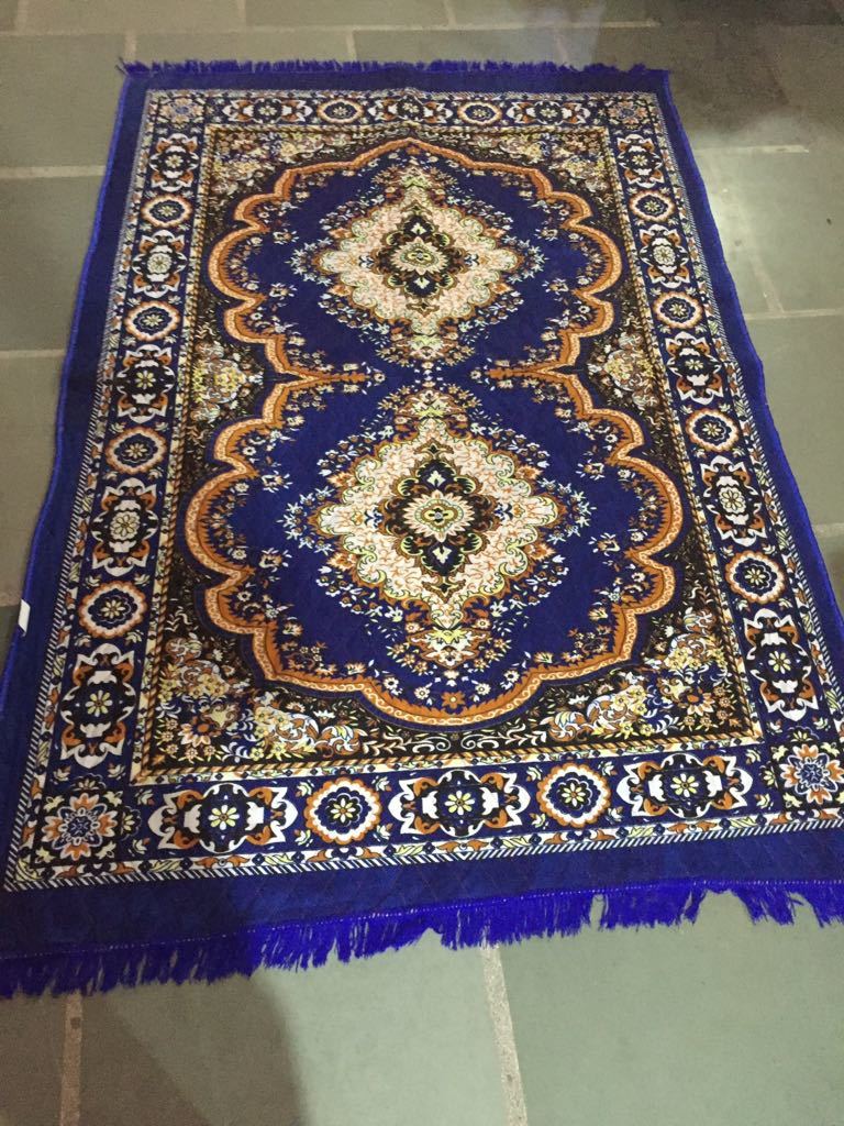 Shaggy Carpet Yarn - 100% Cotton, Full Size | Cashmere Filled, Printed Pattern, Knitted Design For Cozy Flooring
