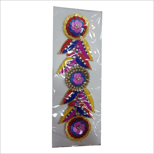 Multi 3D Lace - Silk Embroidered, One Sided Design with Decorative Stones | Elegant and Luxurious Textile for Home Decor