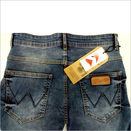 Denim Faded Jeans - Denim, All Size, Plain Dyed, Regular Fit, Men's Straight Style | Breathable, Cool Dry, Washable, Suitable for All Seasons