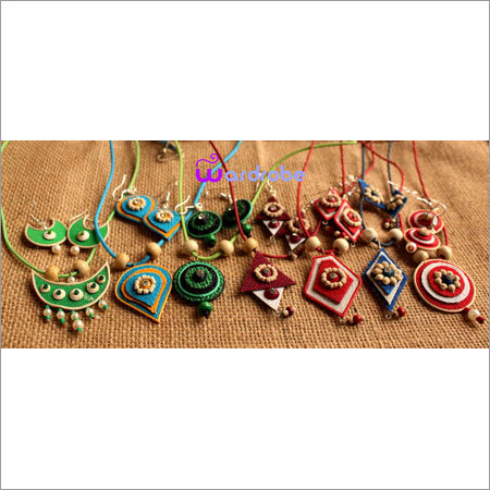 Jute Necklace Set
