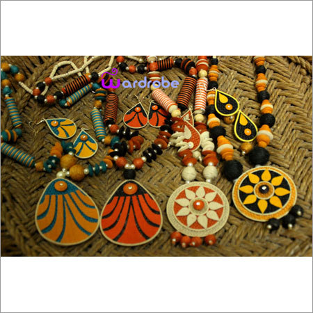 Jute Necklace Set