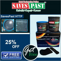 Titanium Putty - Epoxy Based, Black Jar | High Temp Resistance Up to 350°F, Excellent Compressive Strength, Multi-Purpose Metal Repair