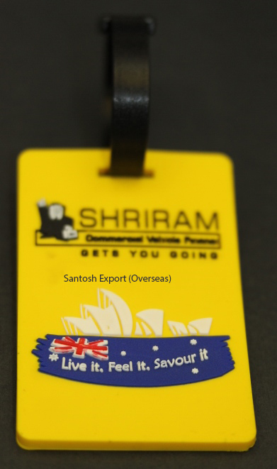 Fabric Tag - Cotton Woven 127 X 33 Mm, Multi-color Threading, Custom Design With Punched Eyelet, Suitable For All Bag Types