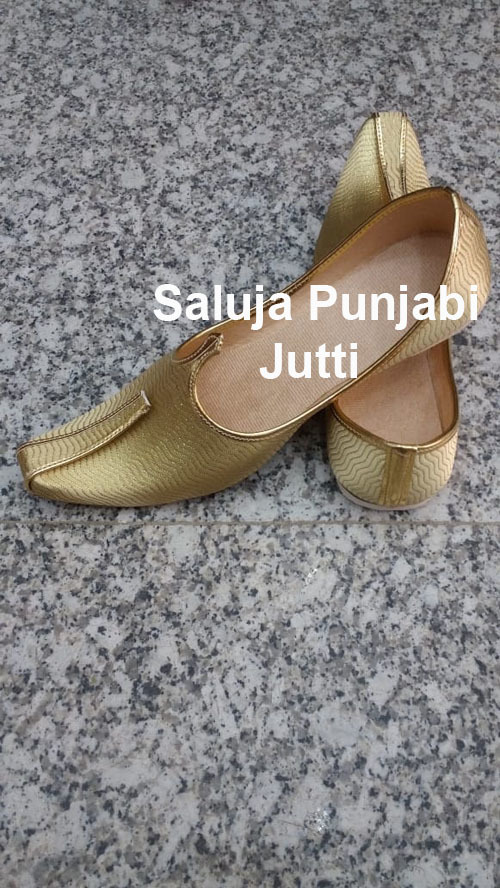 Golden Punjabi Jutti Supplier