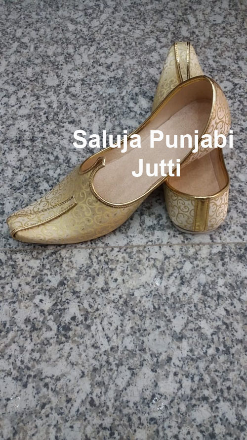 Leather Ethnic Mojri - Pure Soft Leather, All Sizes 37-42 | Extra Soft Cushion Sole, Breathable Cotton Lining, Custom Design Options