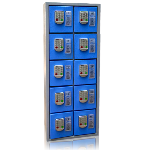 निकेल प्लेटिंग 10 लॉकर्स (P-12D)