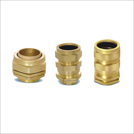 Brass Cable Gland - Brass Material, Multiple Sizes, IP68 Rating, - Durable Neoprene Seal, Smooth Surface Finish, Easy Installation, Corrosion Resistant
