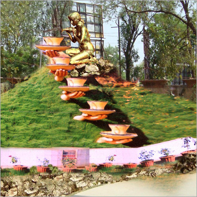 चाय सेवा फव्वारा