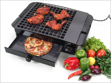 Electric Grill Tawa - Stainless Steel & Aluminum,  Infinite Heat Control, Low Power Consumption | Multi-Purpose Cooking for Dosa, Uthapam, and More