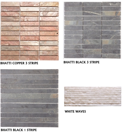 Stome Mosics Bathroom Tiles