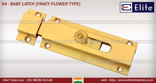 बेबी लैच फैंसी फ्लावर टाइप