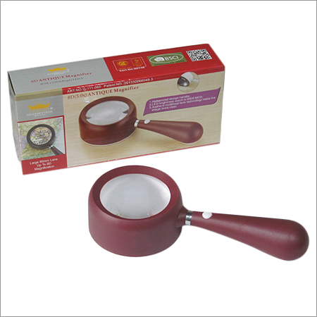 Magnifying Lens के लिए एक आवर्धन लेंस जो वस्तुओं को स्पष्ट रूप से देखने में मदद करता है।