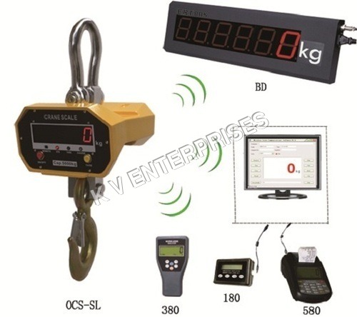 Black Bluetooth Hanging Crane Scale