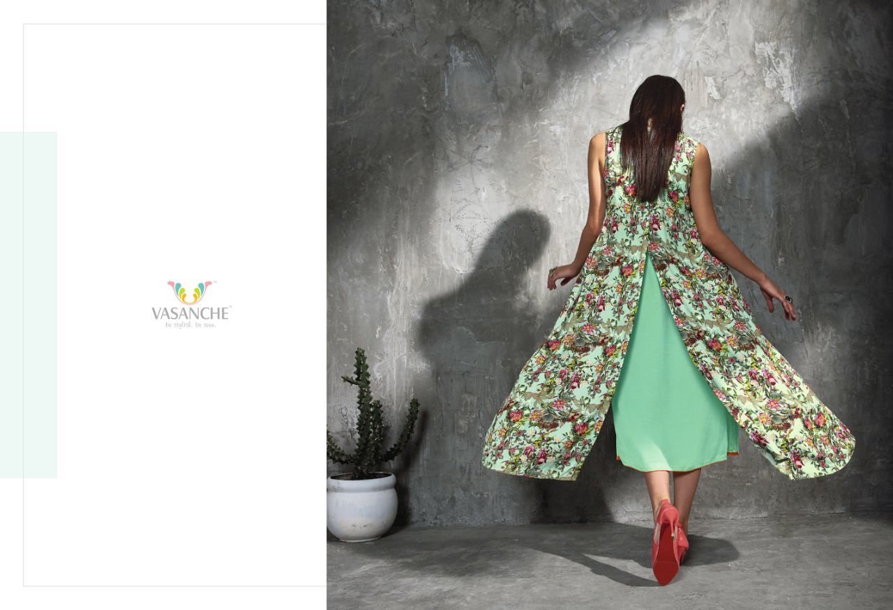 Mix Double Layer Kurti