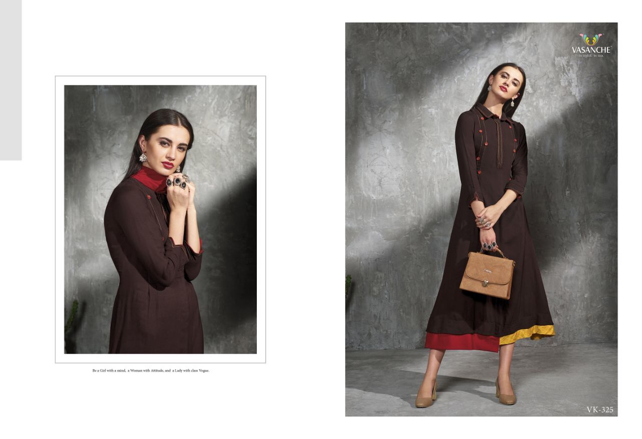 Mix Double Layer Kurti