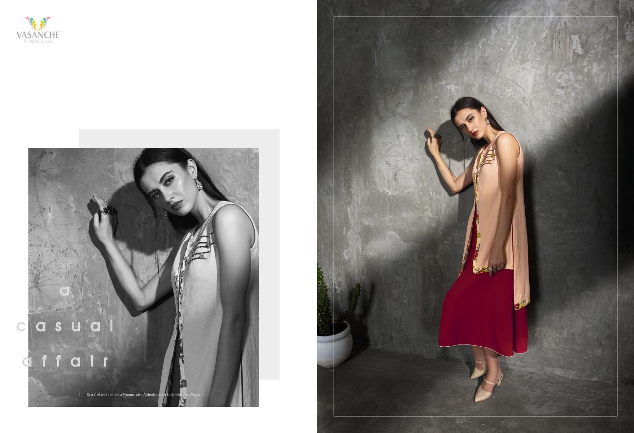 Mix Double Layer Kurti