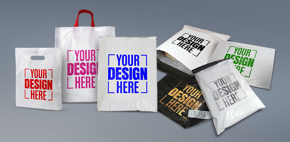 Printed Poly Packaging Bags