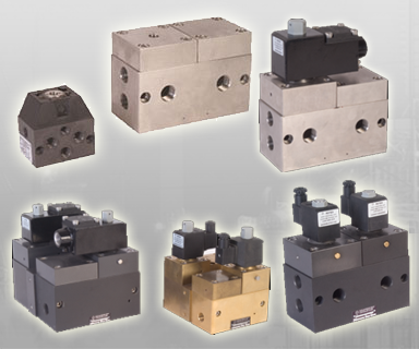 Red Black 5/2 Solenoid Valve