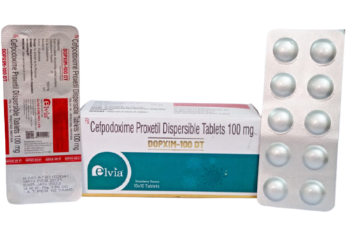 Cefpodoxime Proxetil 100 mg Dispersible Tablets
