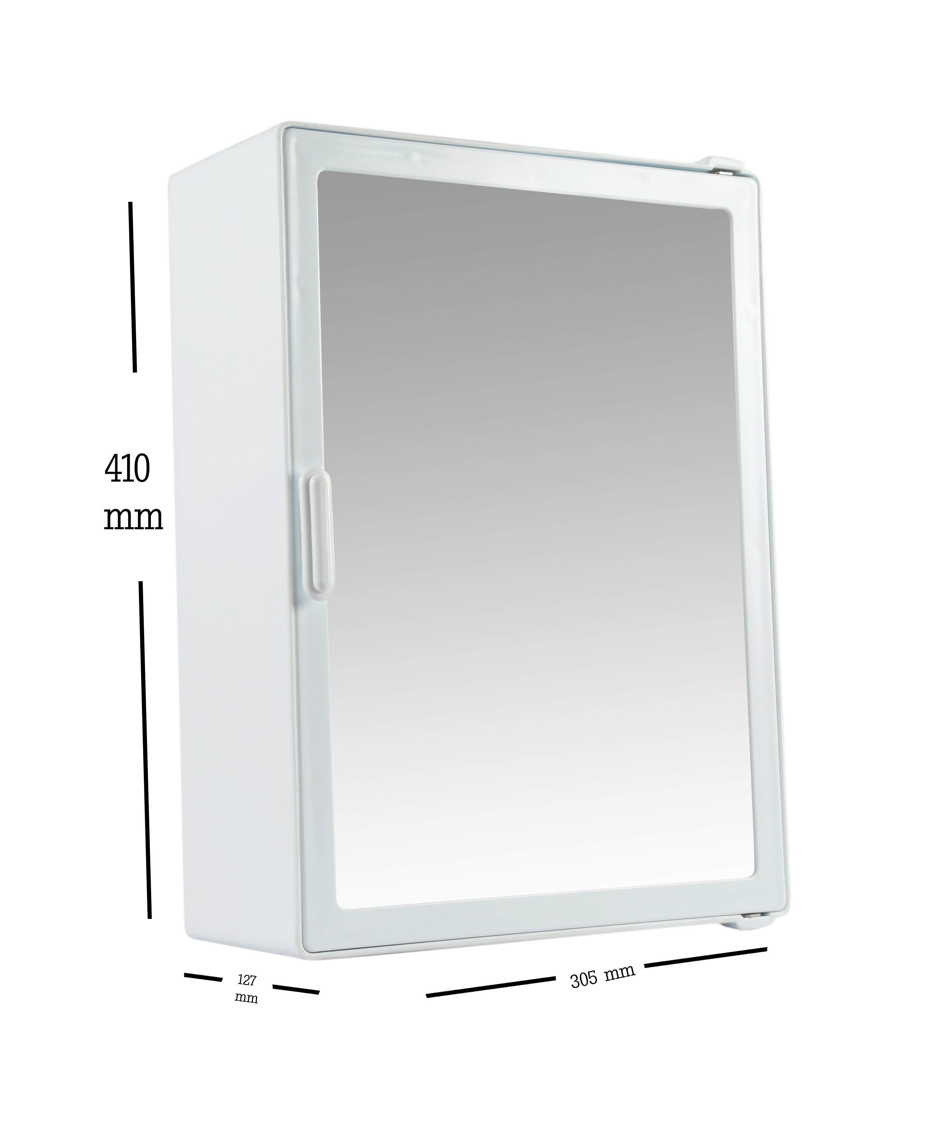 Rectangular Bathroom Cabinet White