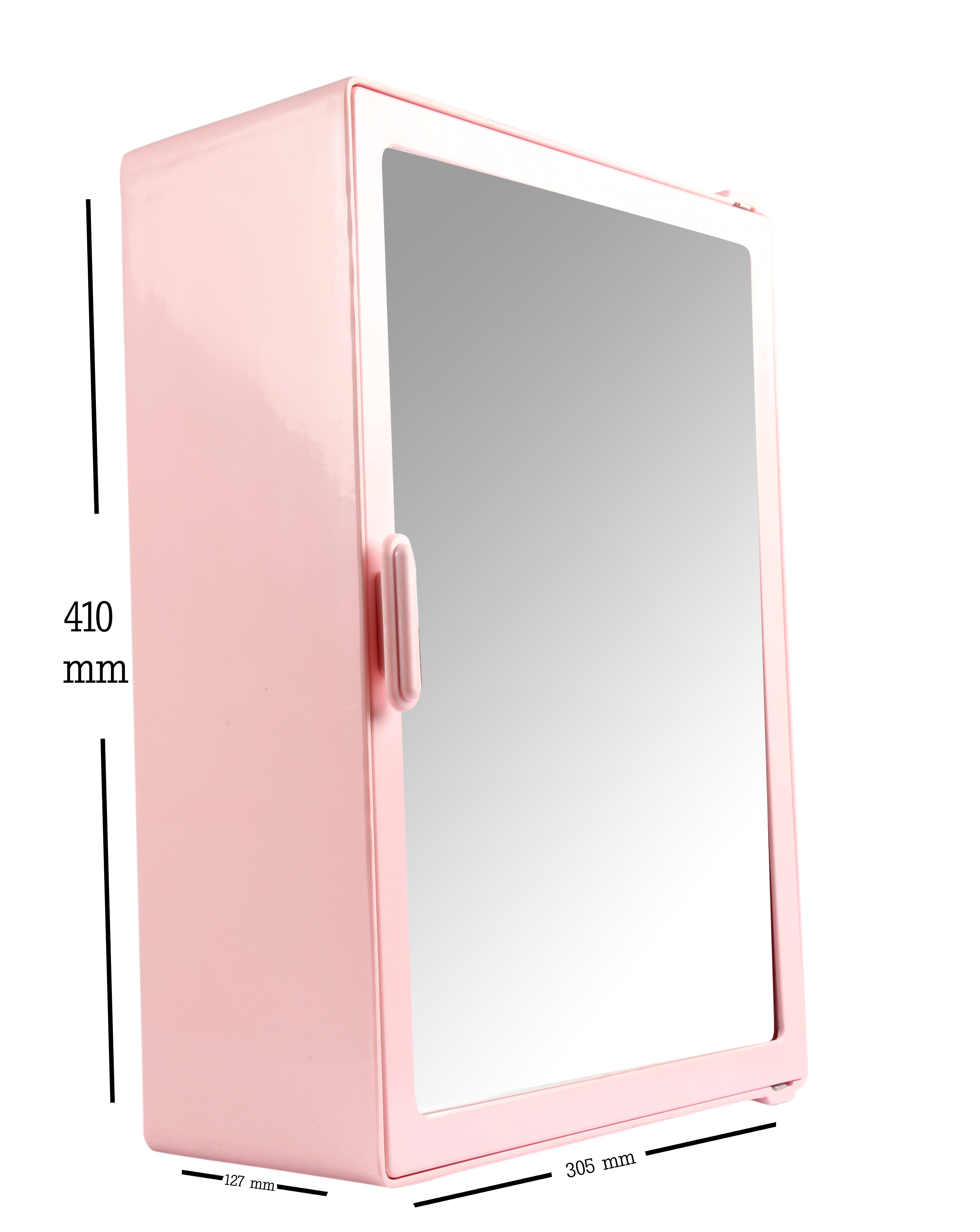 Rectangular Bathroom Cabinet Pink