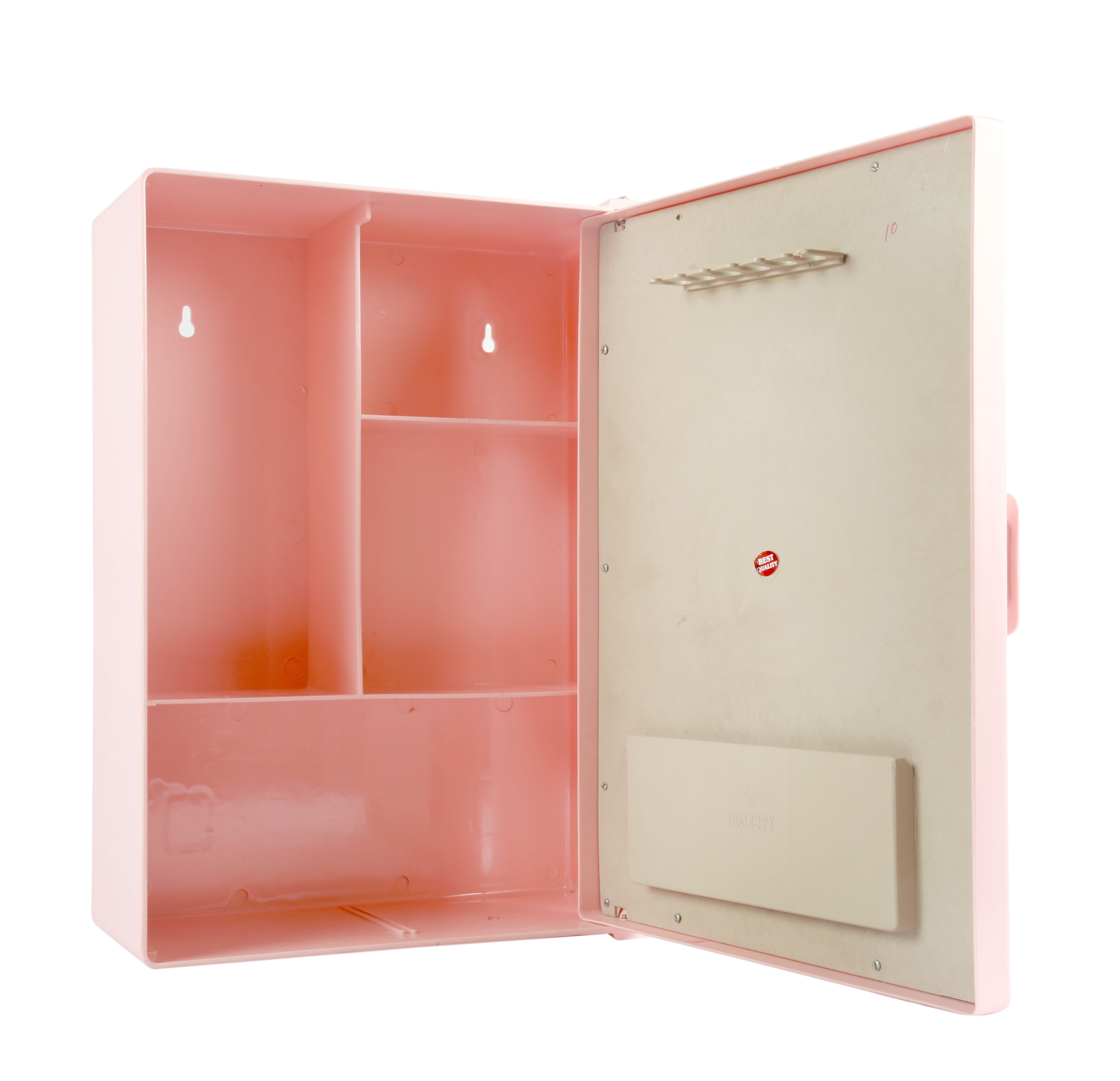 Rectangular Bathroom Cabinet Pink