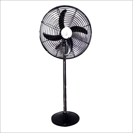 24 Inch Heavy Duty Stand Fan Blade Material: Aluminum