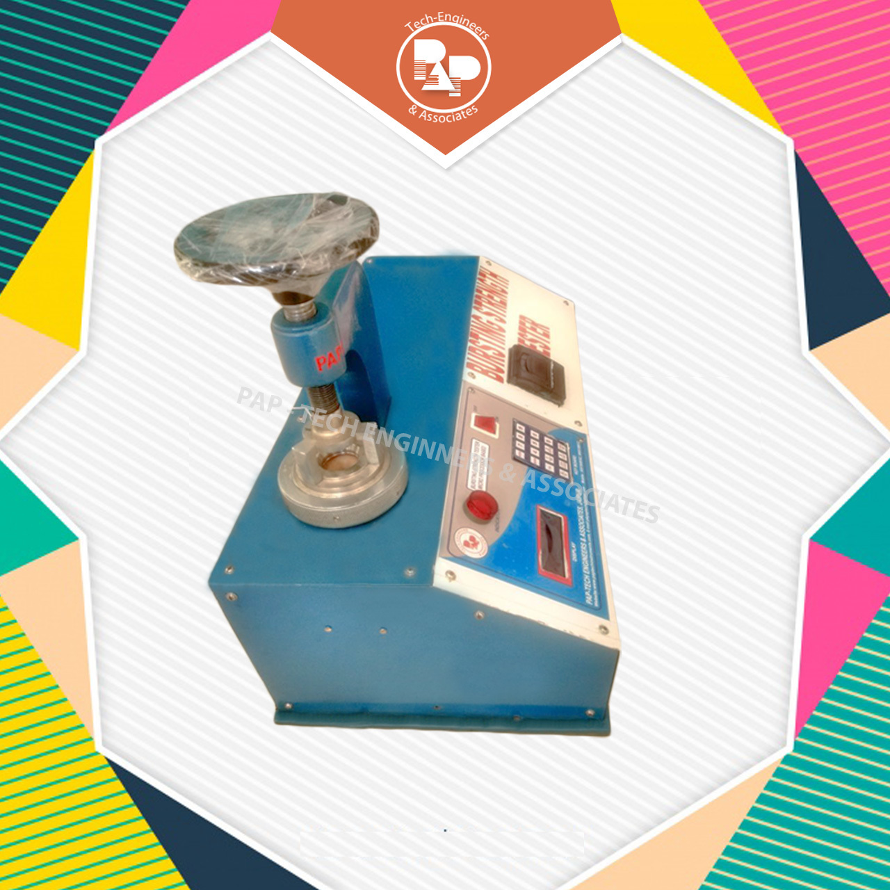 Bursting Strength Tester - 50 Kg Capacity, Digital Display & Microprocessor Control | Automatic Clamping, 220v Power Supply, Industrial Use