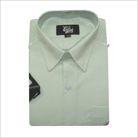School Plain Shirt - Cotton Long Sleeve for Boys, Size M | Cool Dry, Washable, Cloth Decoration, Plain Dyed, Ideal for Middle School Uniform