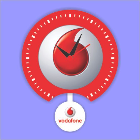 Wall Clock - Fabric, 400x400 Mm, Round Design | Unisex Brown Fashion Timepiece With Flat Surface, 1-year Warranty