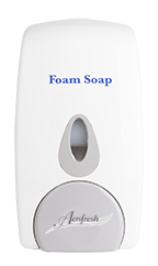 Foam Soap Dispenser - ABS Plastic, 18 x 11 x 5 cm, White | 350 ml Capacity, Wall-Mounted, Hassle-Free Installation, Manual and Automatic Pump Options