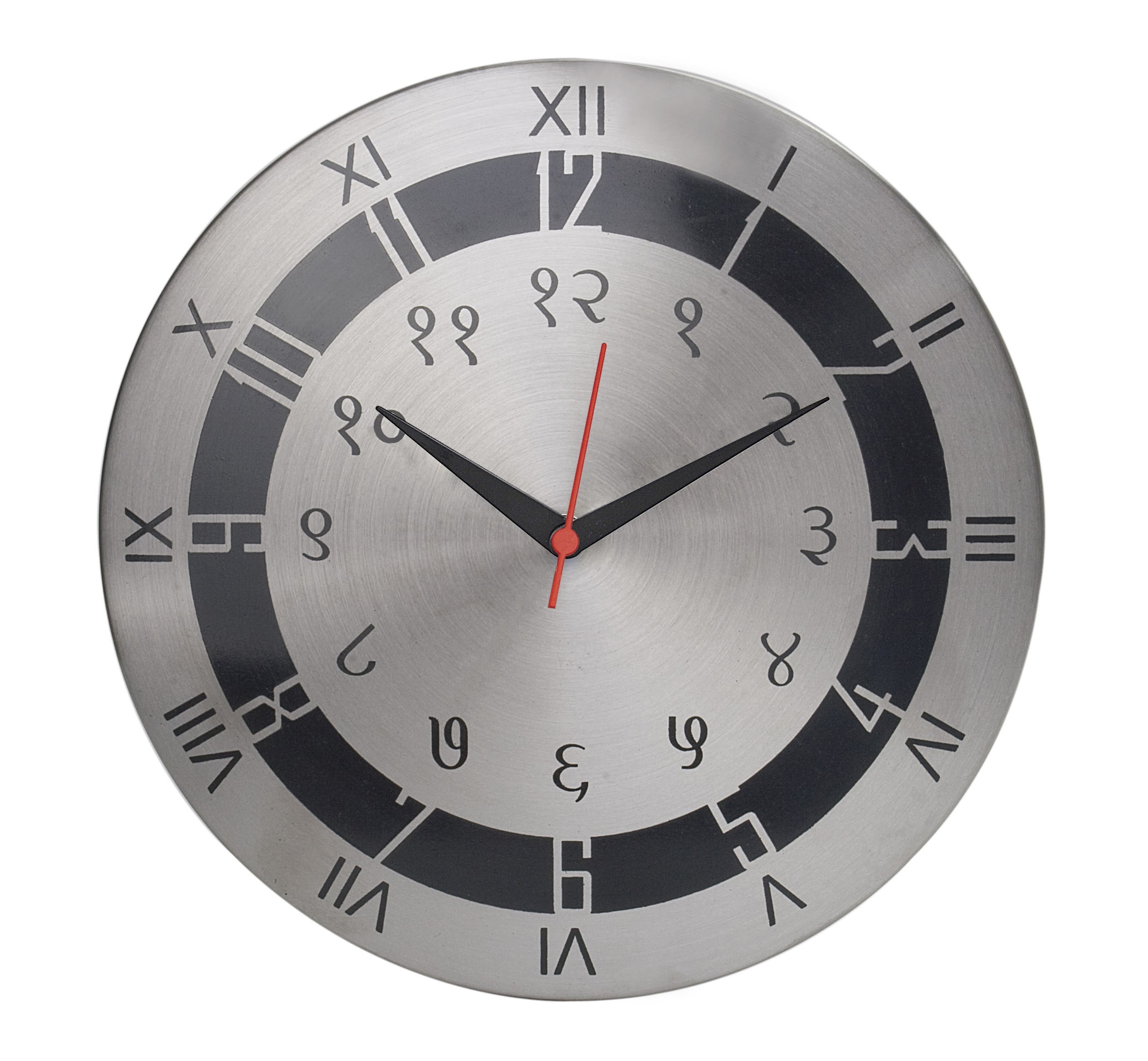 Metallic Fancy Clock