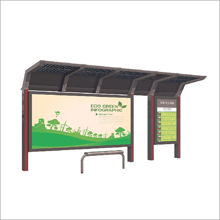 Bus Stop Shelter - Zinc Plated Steel, Aluminum Alloy, Stainless Steel | Ergonomic Design, Smart Features, Advanced Digital Display, Uv And Rain Protection, 10-year Warranty, Customizable Options