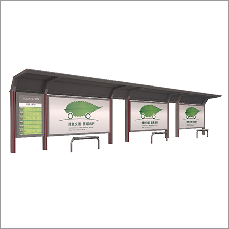 Bus Stop Shelter - Zinc Plated Steel, Aluminum Alloy, Stainless Steel | Ergonomic Design, Smart Features, Advanced Digital Display, Uv And Rain Protection, 10-year Warranty, Customizable Options