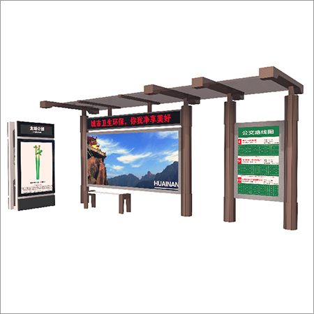 Bus Stop Shelter - Zinc Plated Steel, Aluminum Alloy, Stainless Steel | Ergonomic Design, Smart Features, Advanced Digital Display, Uv And Rain Protection, 10-year Warranty, Customizable Options