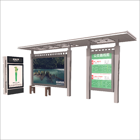 Bus Stop Shelter - Zinc Plated Steel, Aluminum Alloy, Stainless Steel | Ergonomic Design, Smart Features, Advanced Digital Display, Uv And Rain Protection, 10-year Warranty, Customizable Options